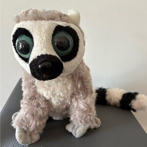 Plush Lemur Toy with Big Eyes